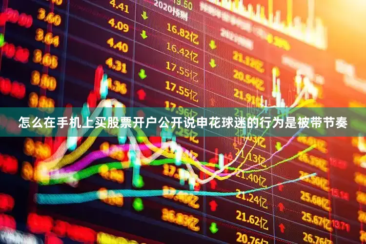怎么在手机上买股票开户公开说申花球迷的行为是被带节奏