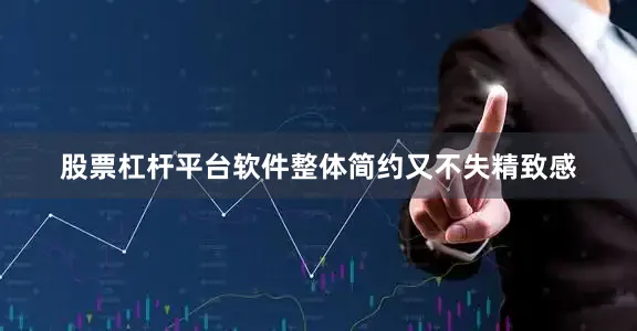 股票杠杆平台软件整体简约又不失精致感